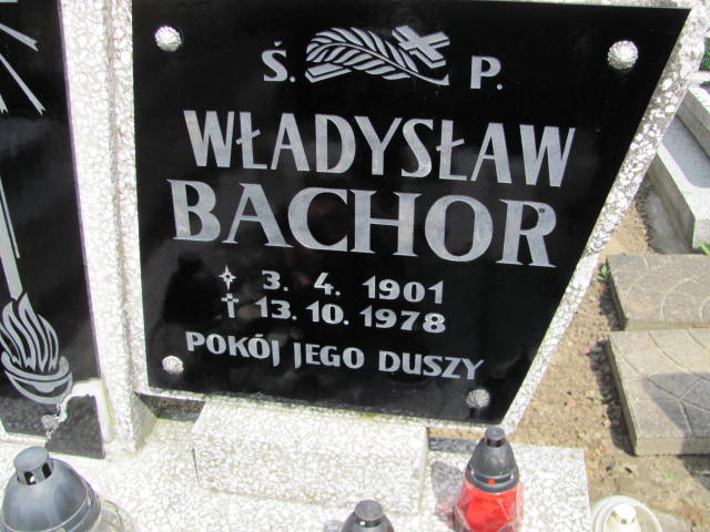 Grób WŁADYSŁAW BACHOR